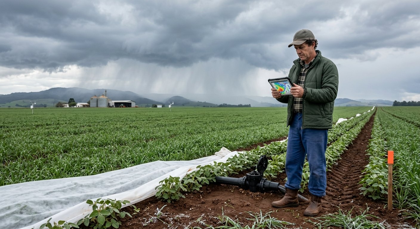 Como preparar a operação rural para uma semana de frio, geada e temporais