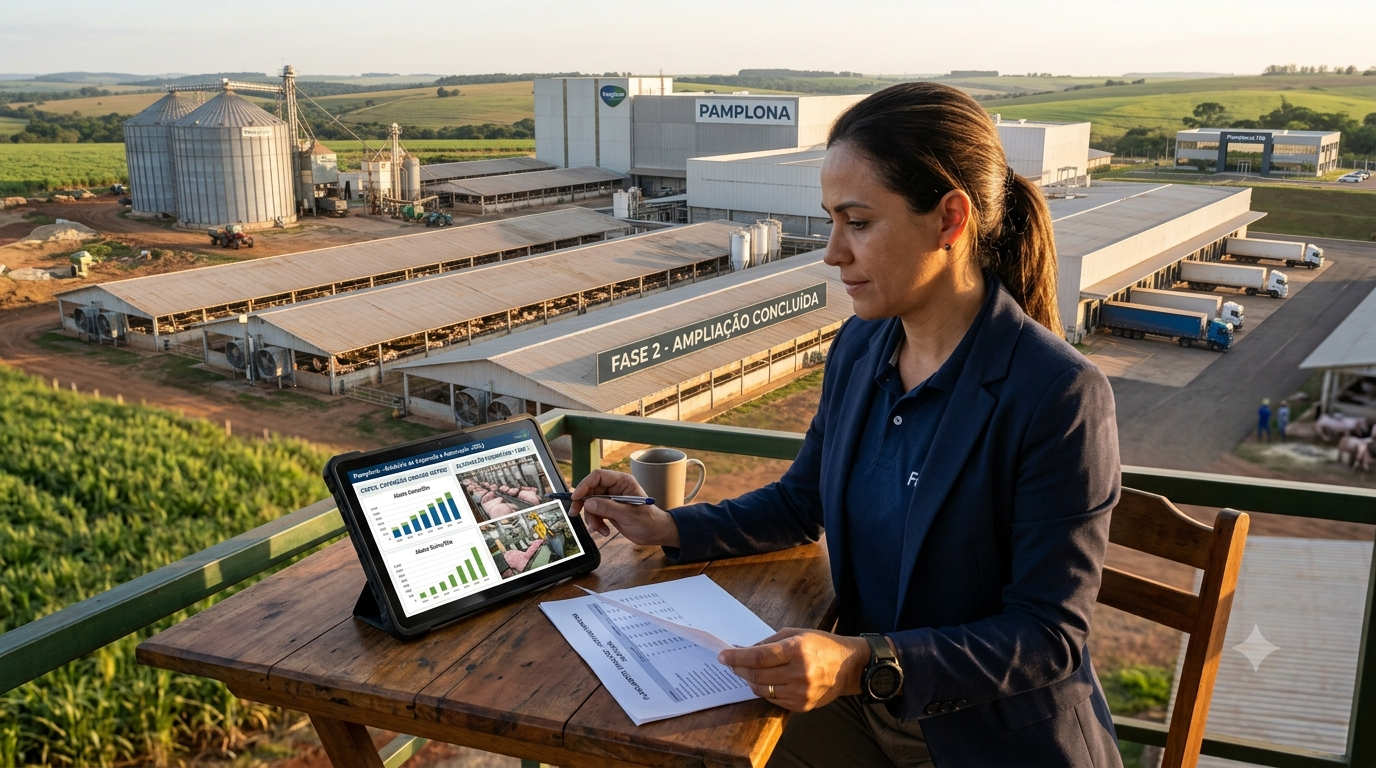 Pamplona amplia investimentos e mostra como a gestão profissional acelera o agro de proteínas