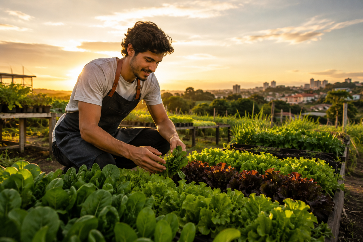Agricultura urbana: como transformar uma pequena horta em um negócio sustentável