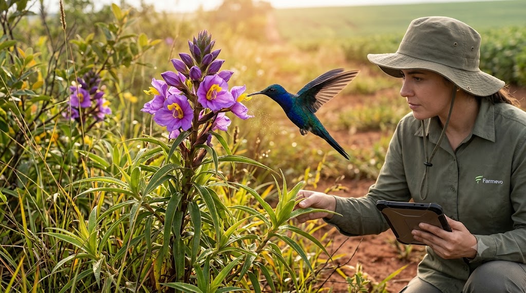 Polinizadores no Cerrado: o que a conservação das canelas-de-ema ensina ao produtor rural